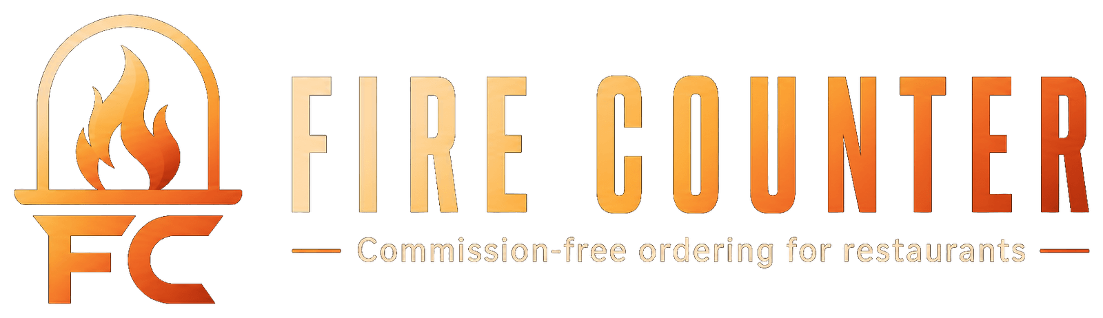Fire Counter. Commission-free ordering for restaurants.